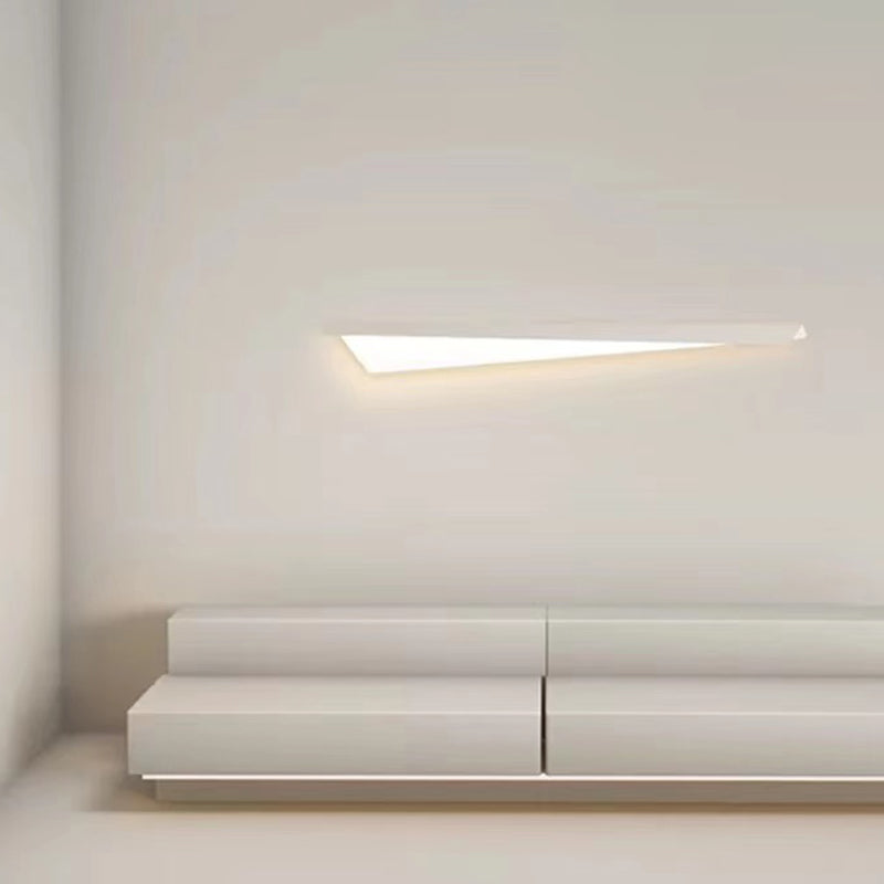 Metal 1 - Light LED Bath Fixture in White Unique Contemporary Bathroom Vanity Lighting