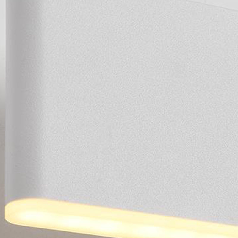 Single White/Black Modernism Wall Mounted Sconce LED Metal Wall Light for Bedroom