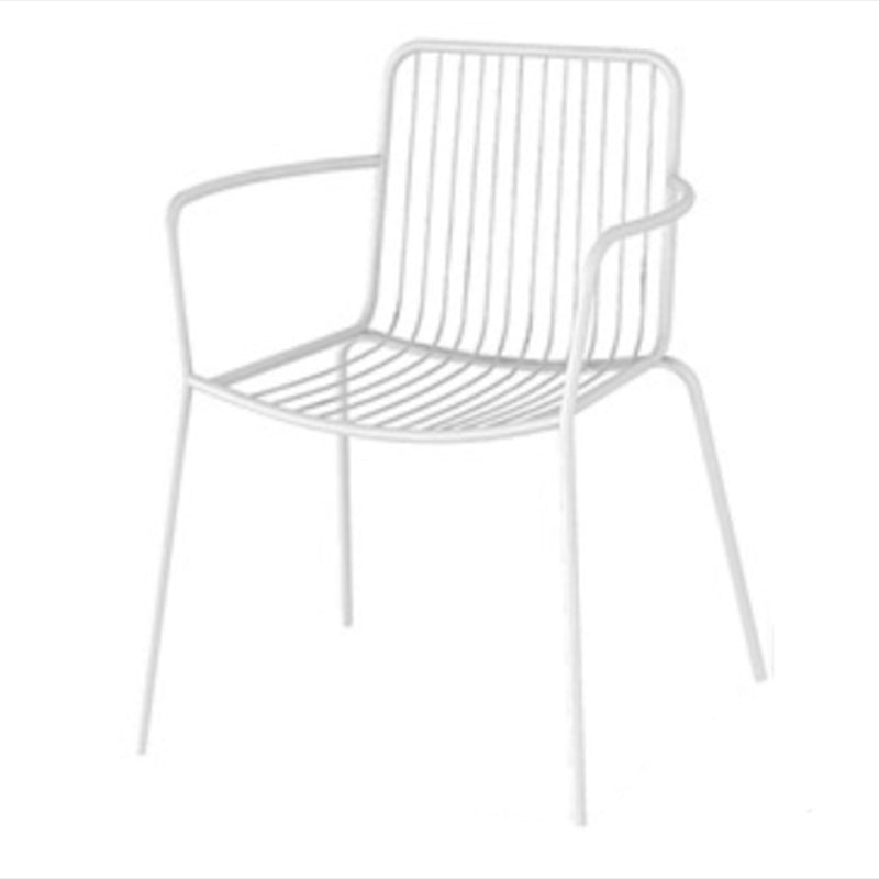 Modern Bistro Dining Table Set 1/3 Pcs Outdoor Round Metal Dining Table and Chairs