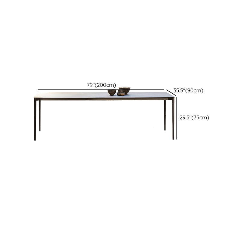 Rectangular Patio Dining Table Set 1/4/7 Pcs Metal Frame Patio Dining Table and Chairs