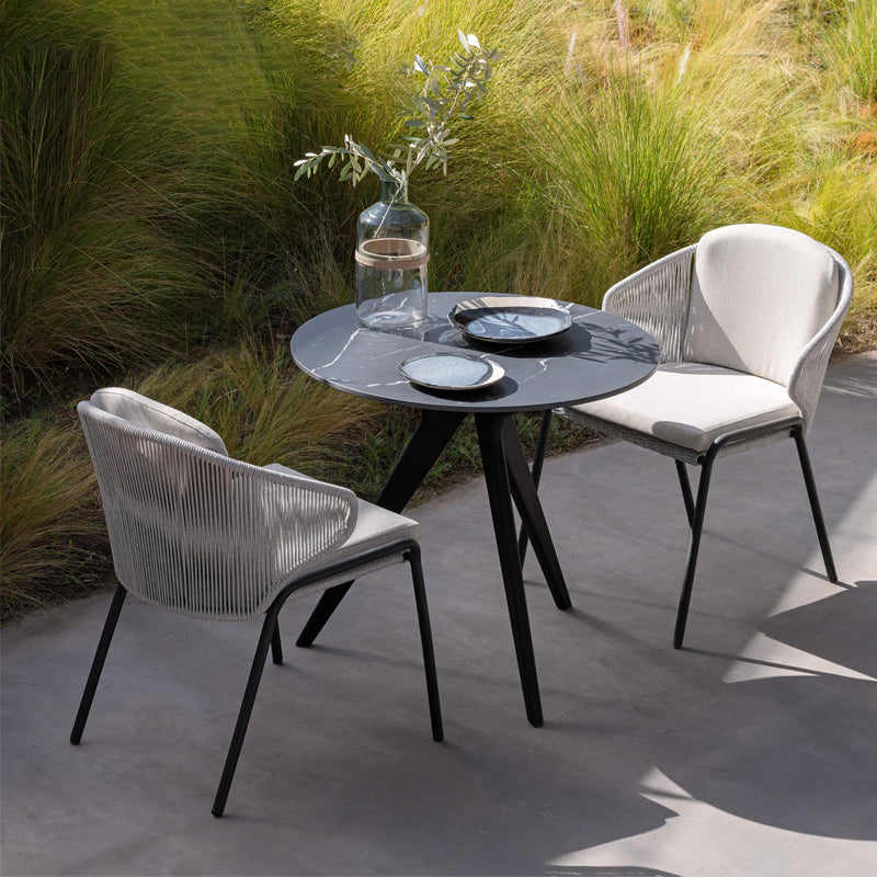 Modern Patio Dining Table Set 1/3/5/7/9 Pcs Outdoor Water Resistant Table and Chairs