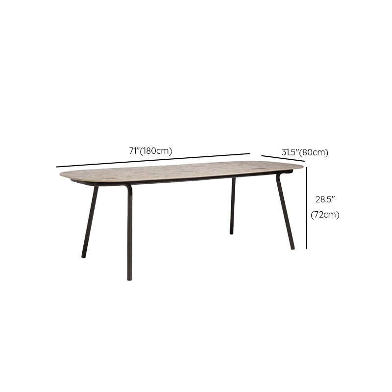 Modern Patio Dining Table Set 1/3/5/7/9 Pcs Outdoor Water Resistant Table and Chairs
