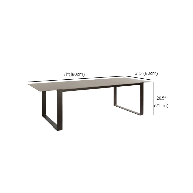 Modern Patio Dining Table Set 1/3/5/7/9 Pcs Outdoor Water Resistant Table and Chairs