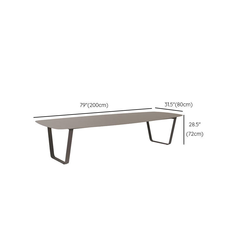 Modern Patio Dining Table Set 1/3/5/7/9 Pcs Outdoor Water Resistant Table and Chairs