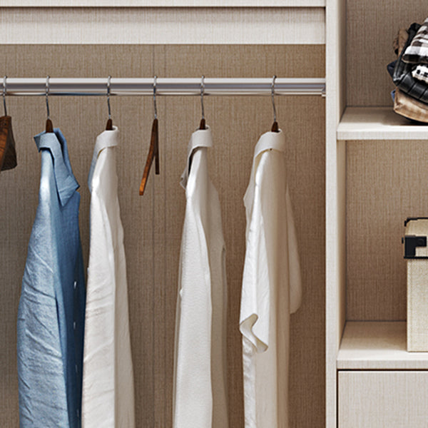 Modern Sliding Door Wardrobe for Bedroom White Cabinet with Drawers