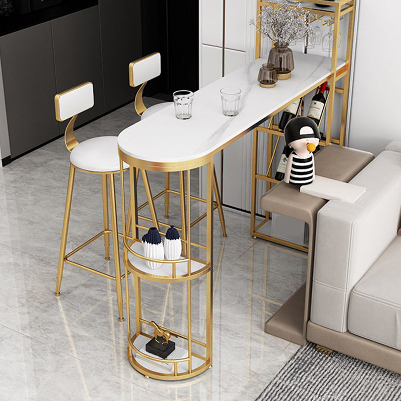 Low Back Faux Leather Dining Stools Armless Bar Stools with Metal Base