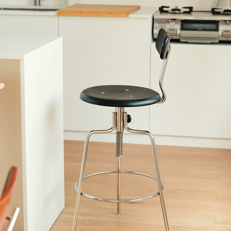 Modern Rotatable Bar Stool Low Back Counter Bar Stool for Home