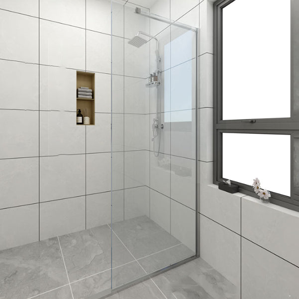 Frameless Transparent Fixed Glass Panel Scratch Resistant Fixed Glass Panel