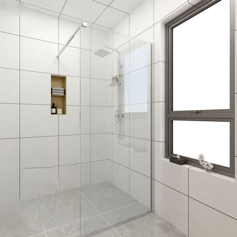Frameless Transparent Fixed Glass Panel Scratch Resistant Fixed Glass Panel
