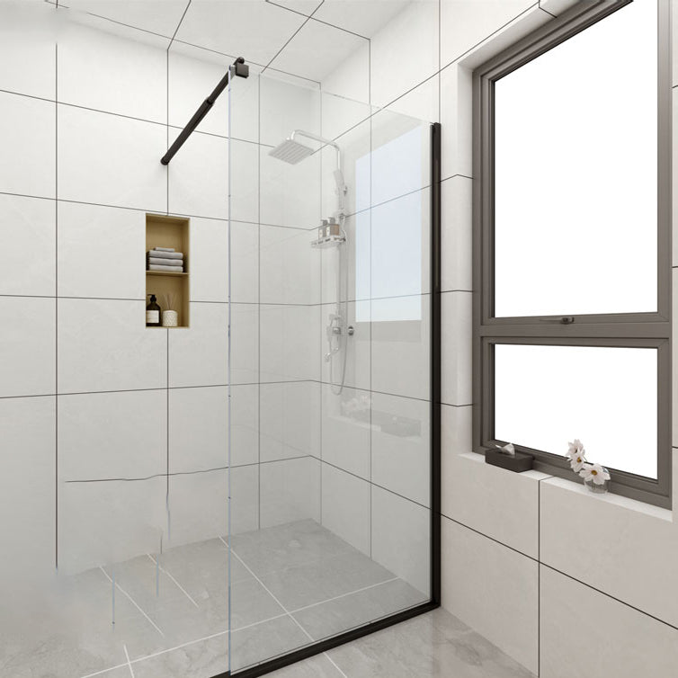 Frameless Transparent Fixed Glass Panel Scratch Resistant Fixed Glass Panel