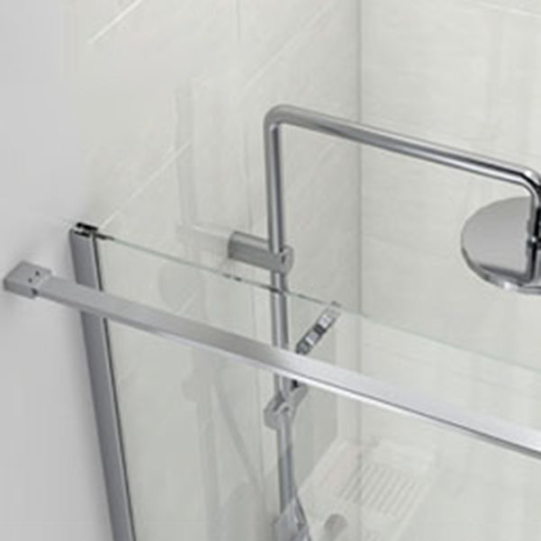 Frameless Transparent Fixed Glass Panel Scratch Resistant Fixed Glass Panel