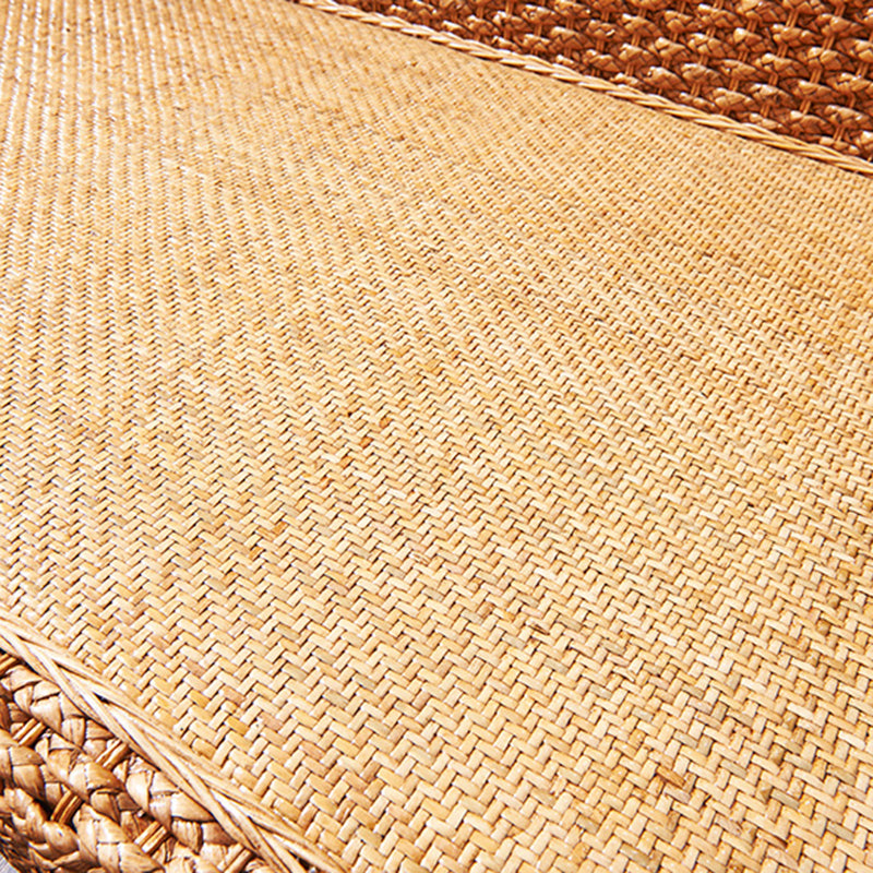 Rattan Chaise Lounge Chair Upholstered Chaise with One Armed