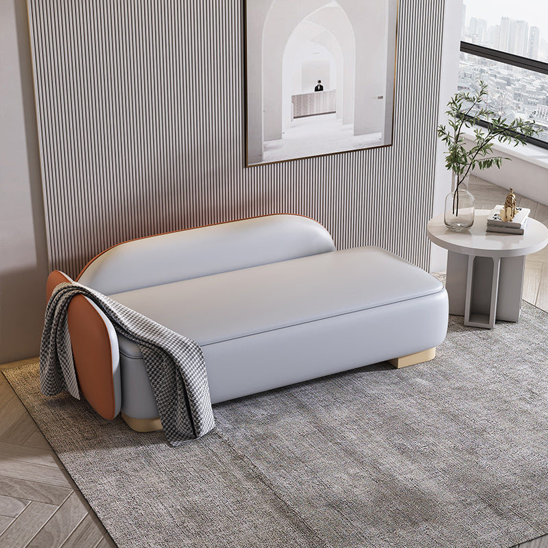Modern Style Genuine Leather Lounge Chair for Living Room and Bedroom