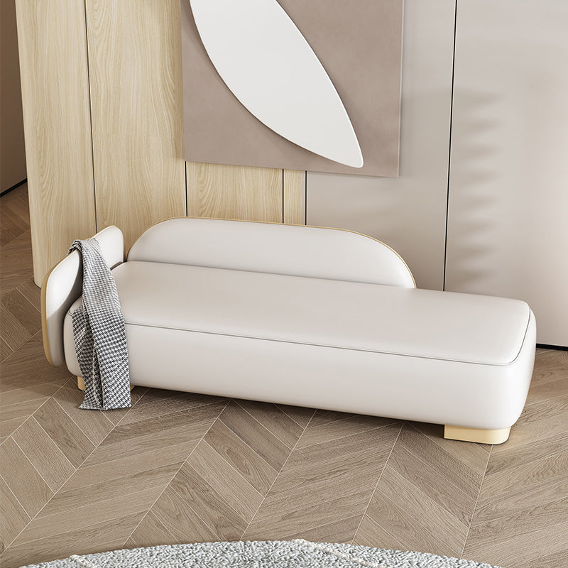 Modern Style Genuine Leather Lounge Chair for Living Room and Bedroom