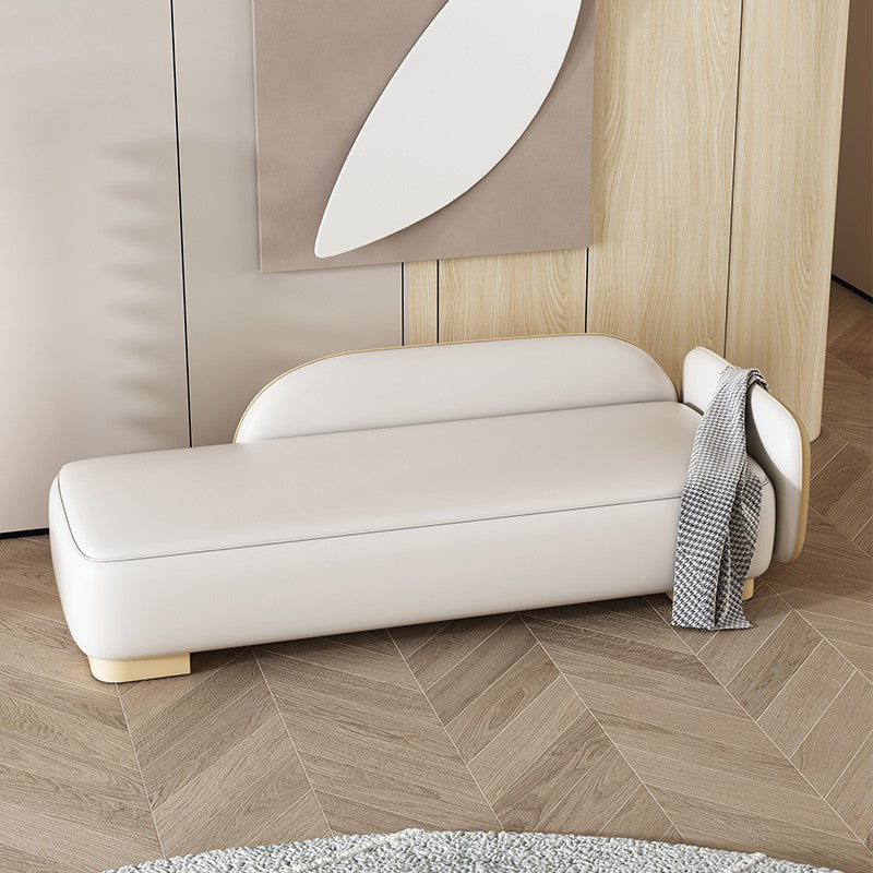 Modern Style Genuine Leather Lounge Chair for Living Room and Bedroom