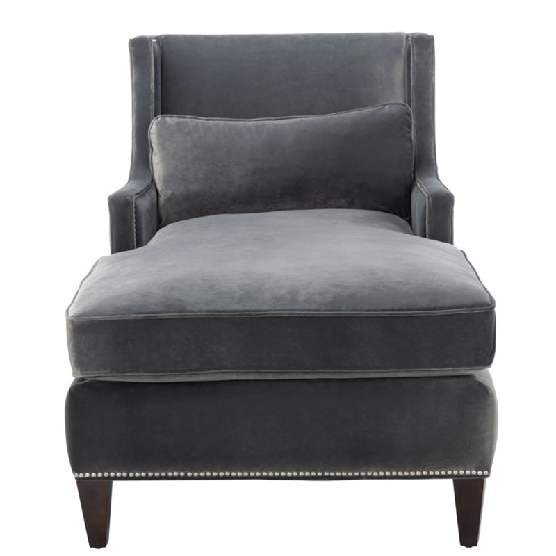 Modern Style Lounge Chair Solid Color Lounge Couch for Bedroom and Living Room