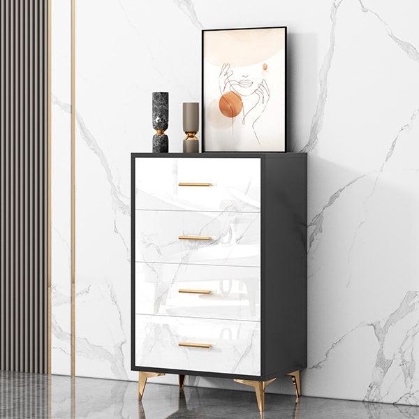 Modern Dresser Manufactured Wood Storage Chest Dresser with 3/4/5/6 Drawers