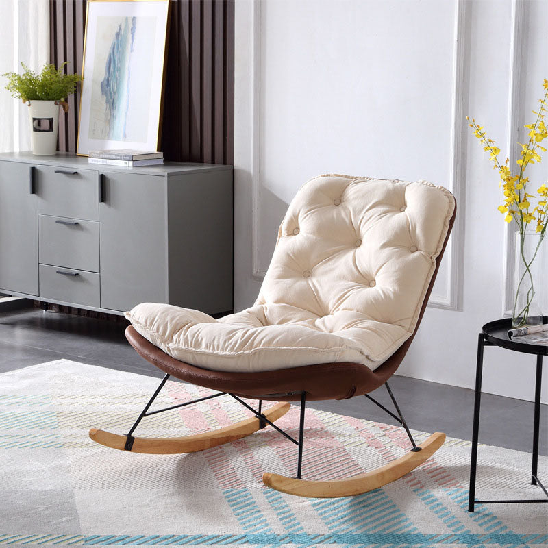 Modern Light Luxury Lazy Sofa Chair Leisure Lounge Rocking Chair