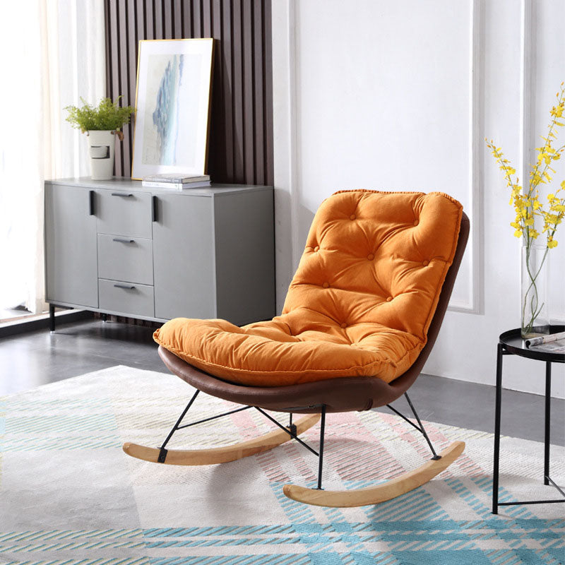 Modern Light Luxury Lazy Sofa Chair Leisure Lounge Rocking Chair