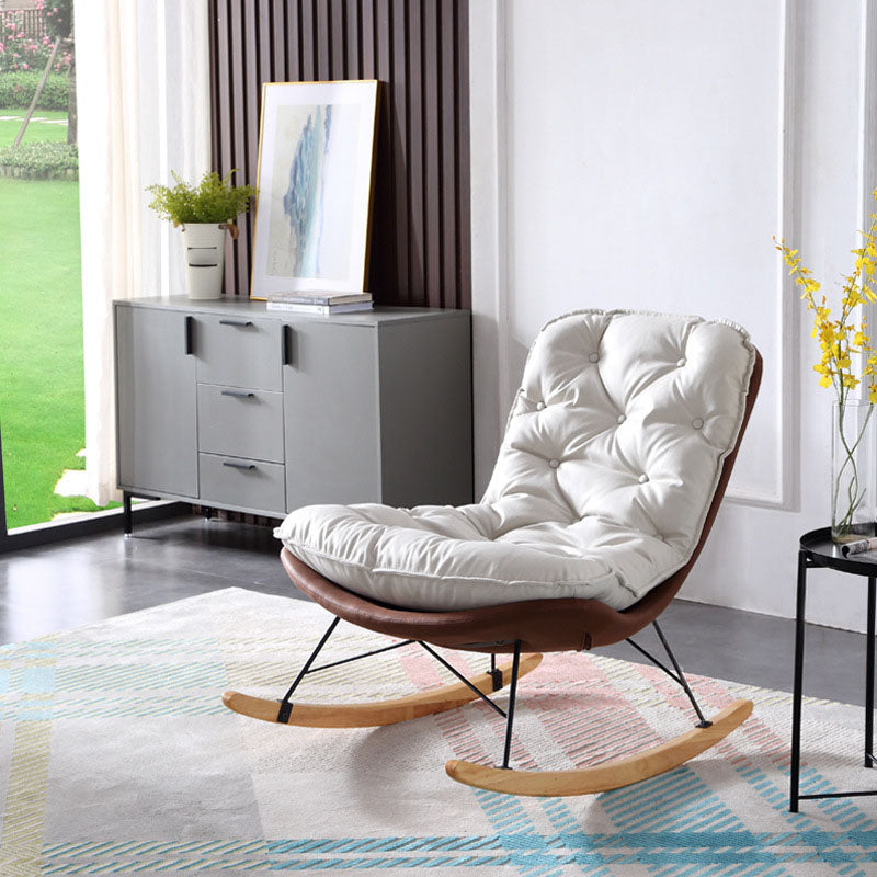Modern Light Luxury Lazy Sofa Chair Leisure Lounge Rocking Chair