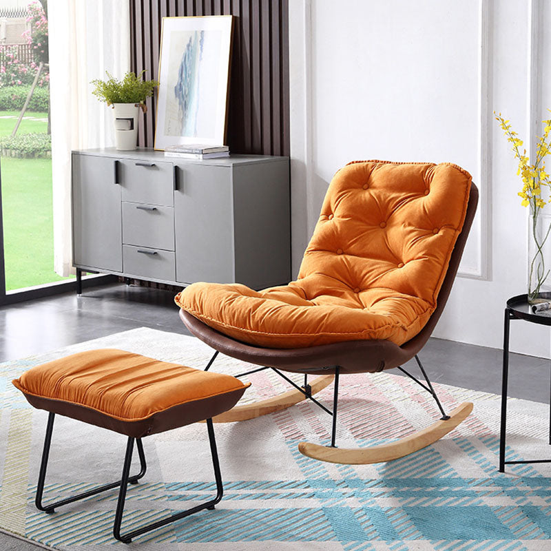 Modern Light Luxury Lazy Sofa Chair Leisure Lounge Rocking Chair