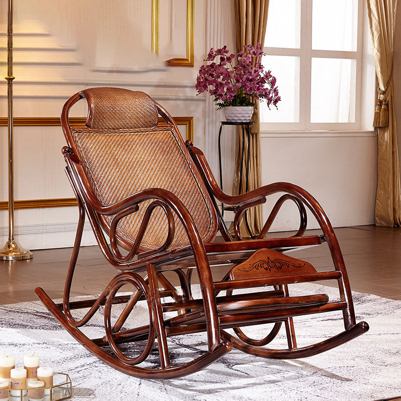 Mid Century Modern Style Rocking Chair Wooden Rocking Chair for Living Room