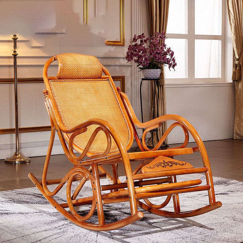 Mid Century Modern Style Rocking Chair Wooden Rocking Chair for Living Room