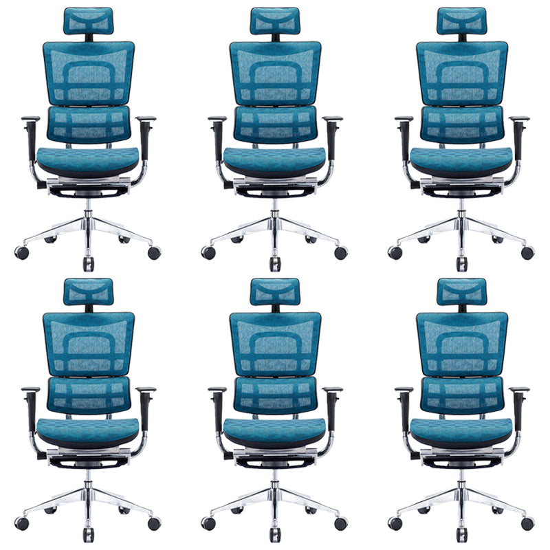 Removable Arms Chair Modern Ergonomic Office Chair with Breathable Back