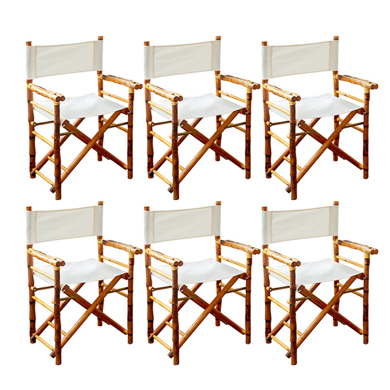 Tropical Rattan Armed Chairs Outdoors Dining Chairs with Arm