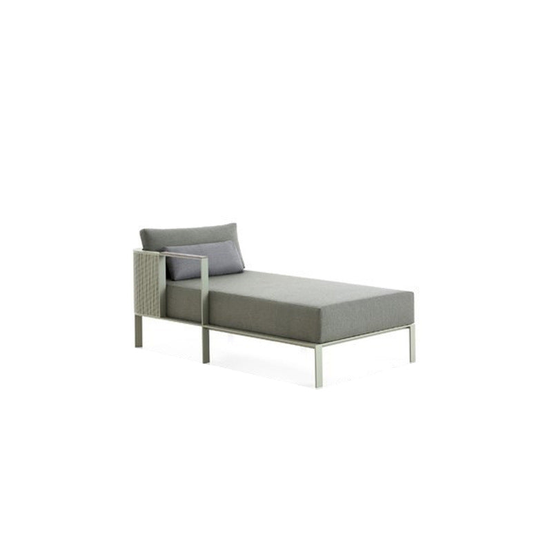 Stainless Steel Frame Outdoor Sofa Industrial Water Resistant Patio Sofa with Cushion