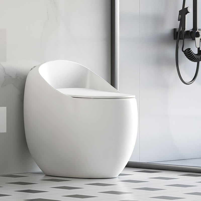 Contemporary 1 Piece Flush Toilet Floor Mounted Toilet Bowl for Bathroom