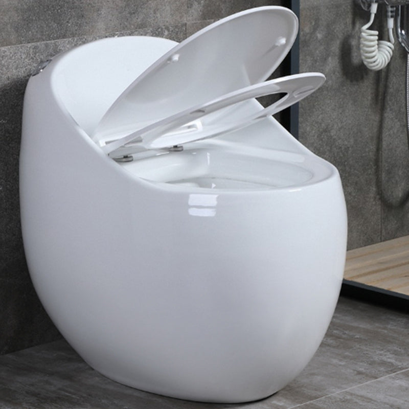 Contemporary 1 Piece Flush Toilet Floor Mounted Toilet Bowl for Bathroom