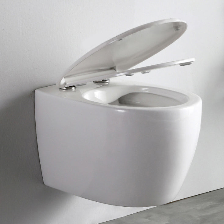 Contemporary All-In-One Flush Toilet Wall Mount Porcelain Urine Toilet