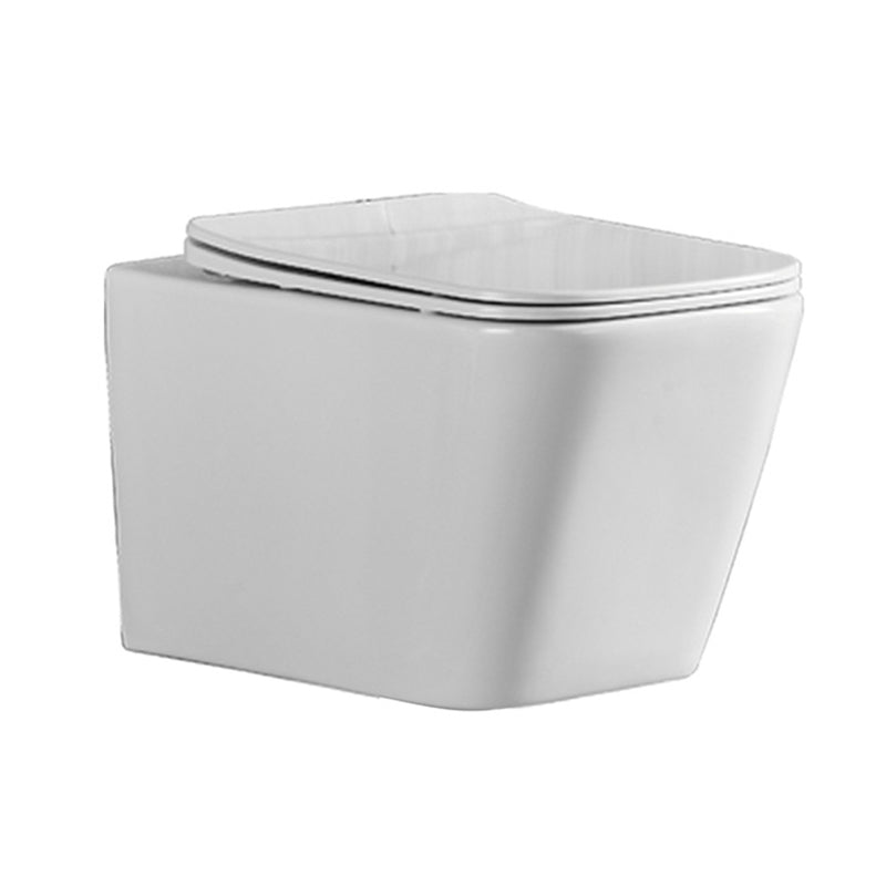 Contemporary All-In-One Flush Toilet Wall Mount Porcelain Urine Toilet