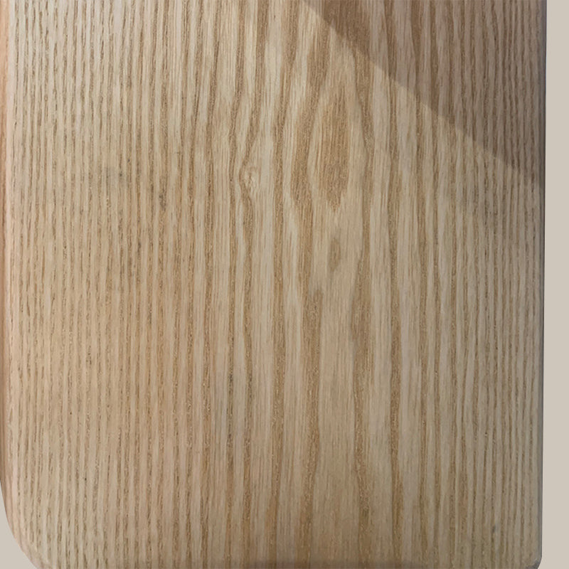 Solid Wood Coffee Table Modern Natural & White Geometric Cocktail Table