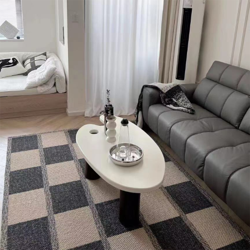 Modern Irregular 1 Single Coffee Table 15.-In High 3 Legs Cocktail Table