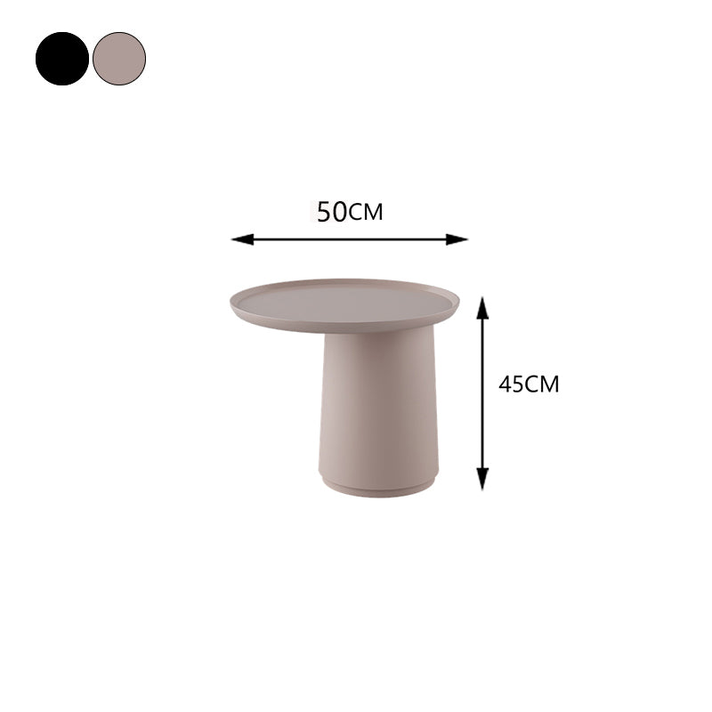 Elliptical Pedestal Coffee Table Set Modern 47.2" W Cocktail Table