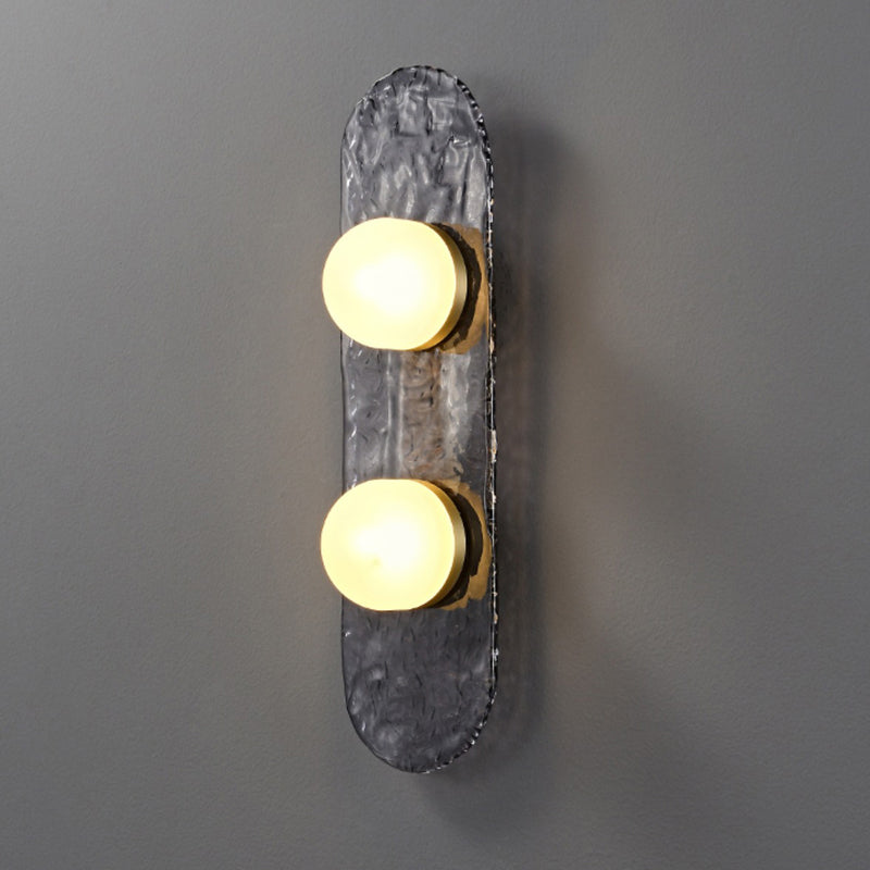 Nordic Style Wall Light Ellipse Shape Wall Lamp with Acrylic Shade for Bedroom