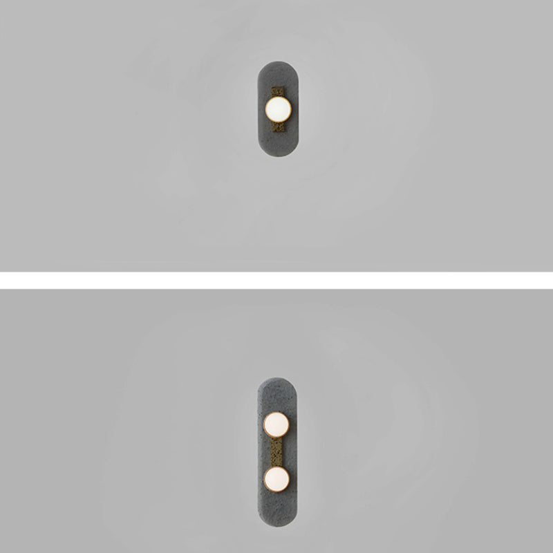 Nordic Style Wall Light Ellipse Shape Wall Lamp with Acrylic Shade for Bedroom