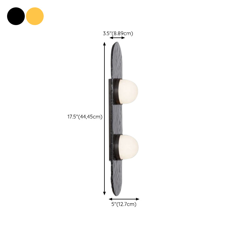 Nordic Style Wall Light Ellipse Shape Wall Lamp with Acrylic Shade for Bedroom