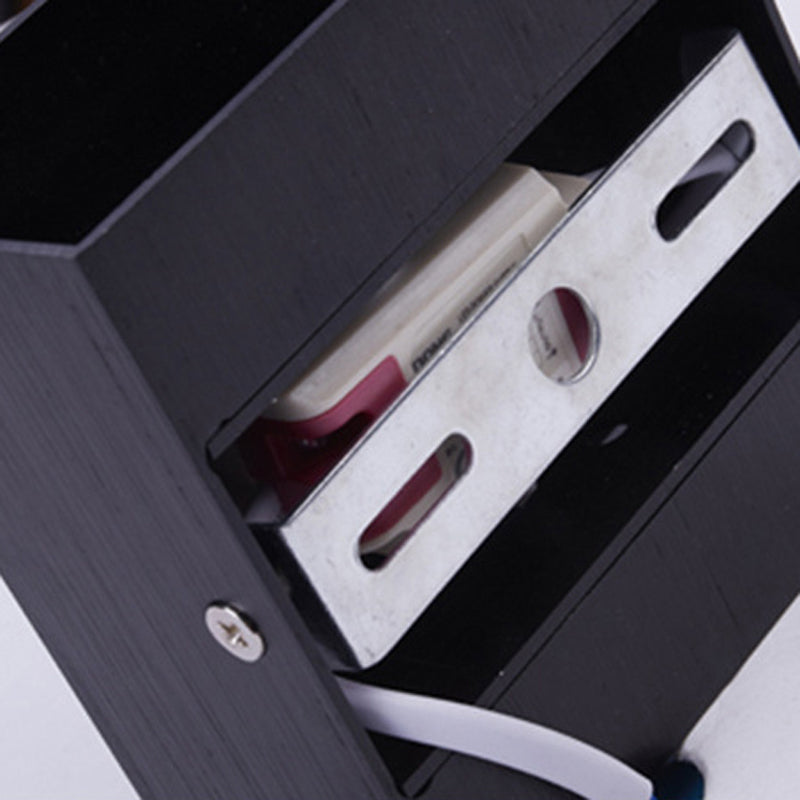 Square Wall Mount Lighting Simple Metal 1 Light Wall Mounted Light