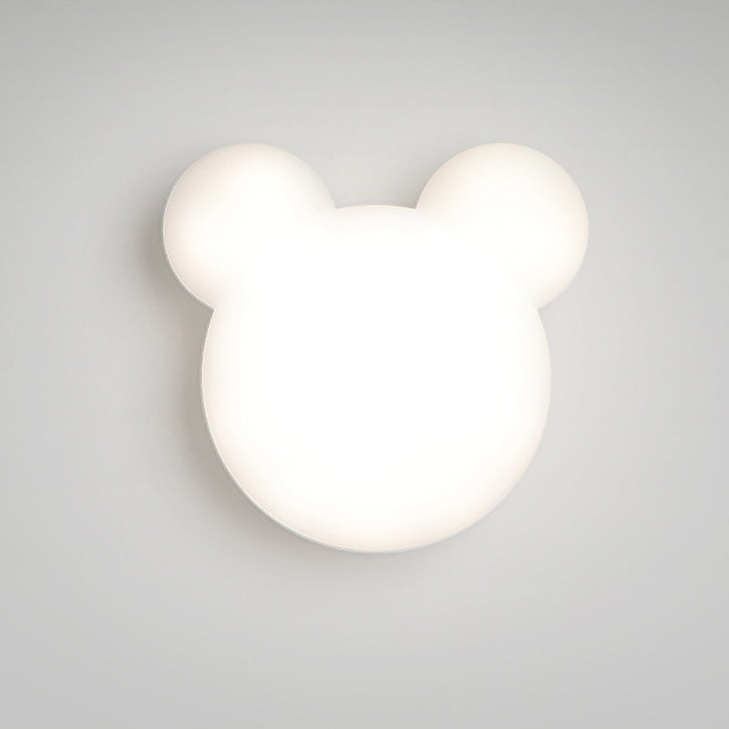 Geometric Wall Mount Lighting Simple Plastic 1 Light Wall Mounted Light for Bedroom