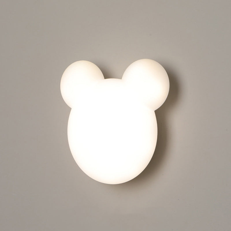 Geometric Wall Mount Lighting Simple Plastic 1 Light Wall Mounted Light for Bedroom