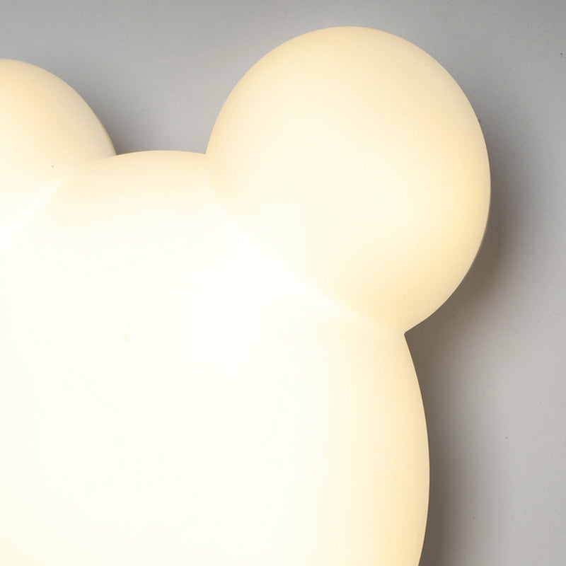 Geometric Wall Mount Lighting Simple Plastic 1 Light Wall Mounted Light for Bedroom