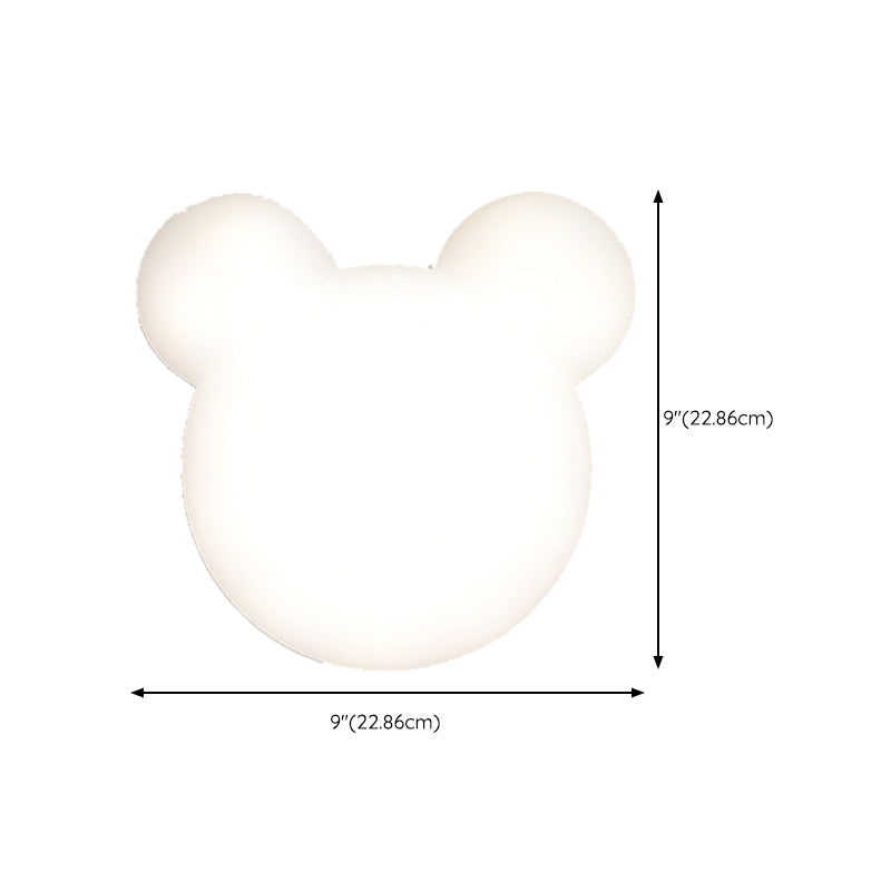 Geometric Wall Mount Lighting Simple Plastic 1 Light Wall Mounted Light for Bedroom