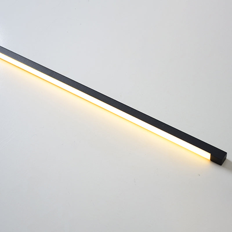 Nordic Style LED Vanity Light Iron Strip Shape Vanity Lamp for Shower Room