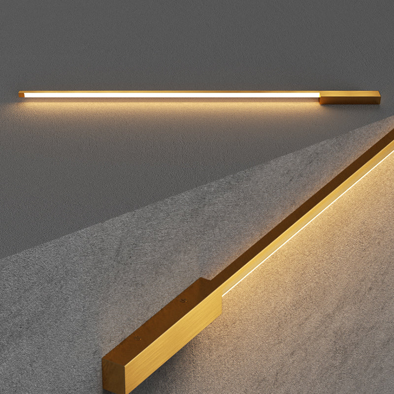 Nordic Style LED Vanity Light Iron Strip Shape Vanity Lamp for Shower Room