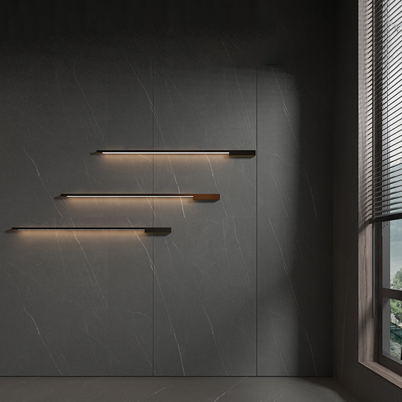 Nordic Style LED Vanity Light Iron Strip Shape Vanity Lamp for Shower Room