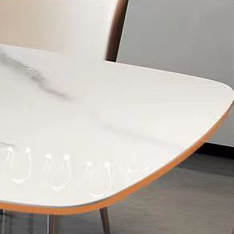 Dinner Room Luxury Dining Table Kitchen Stone Pedestal Dining Table
