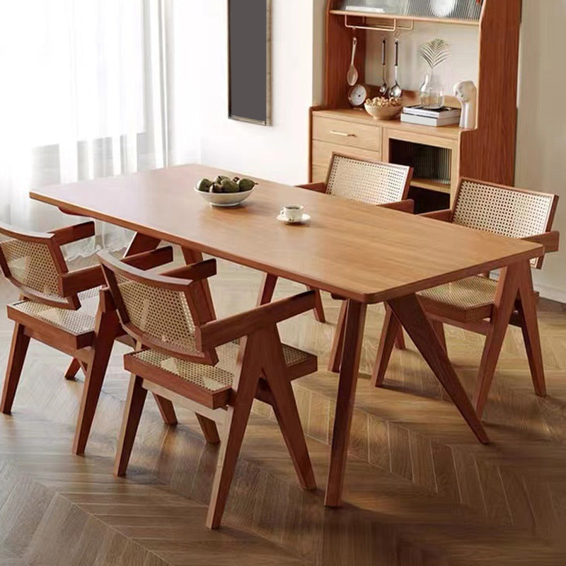 Dining Room Dinner Kitchen Table Pine Solid Wood Dining Table